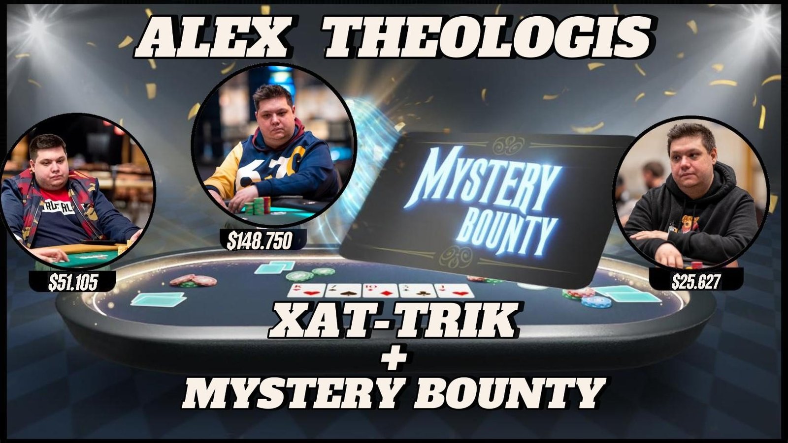 Χατ-Τρικ για τον Αλέξανδρο Θεολόγη + $148.750 Mystery Bounty !!!