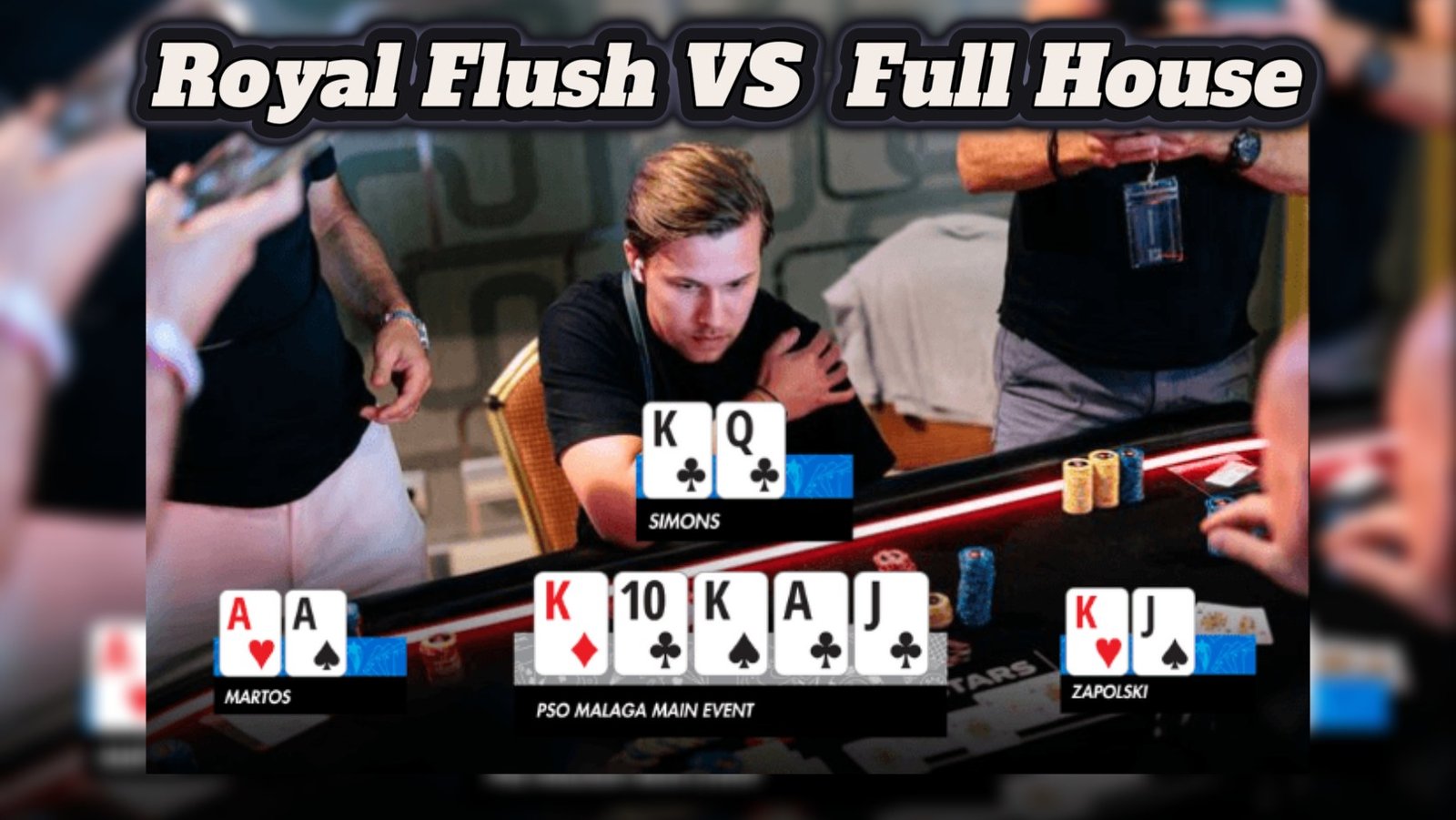 Royal Flush VS Full House: Μια Απίστευτη Παρτίδα στο PokerStars Open στη Μάλαγα